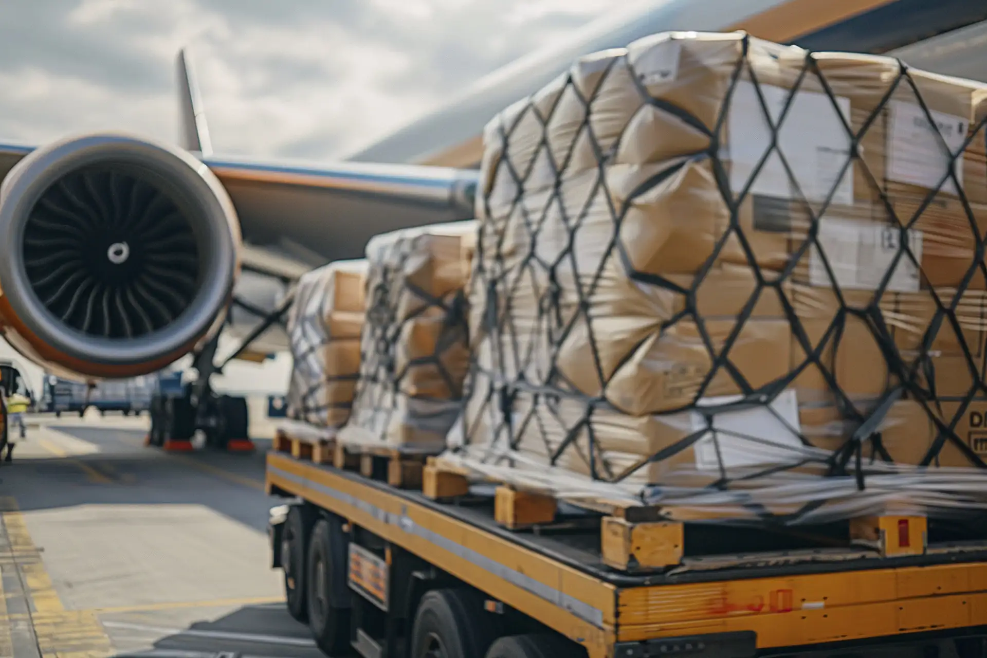 Airport services: air cargo pallets – CGM Trasporti